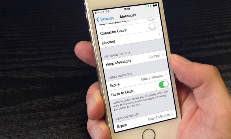 Как настроить автоудаление сообщений в iMessage